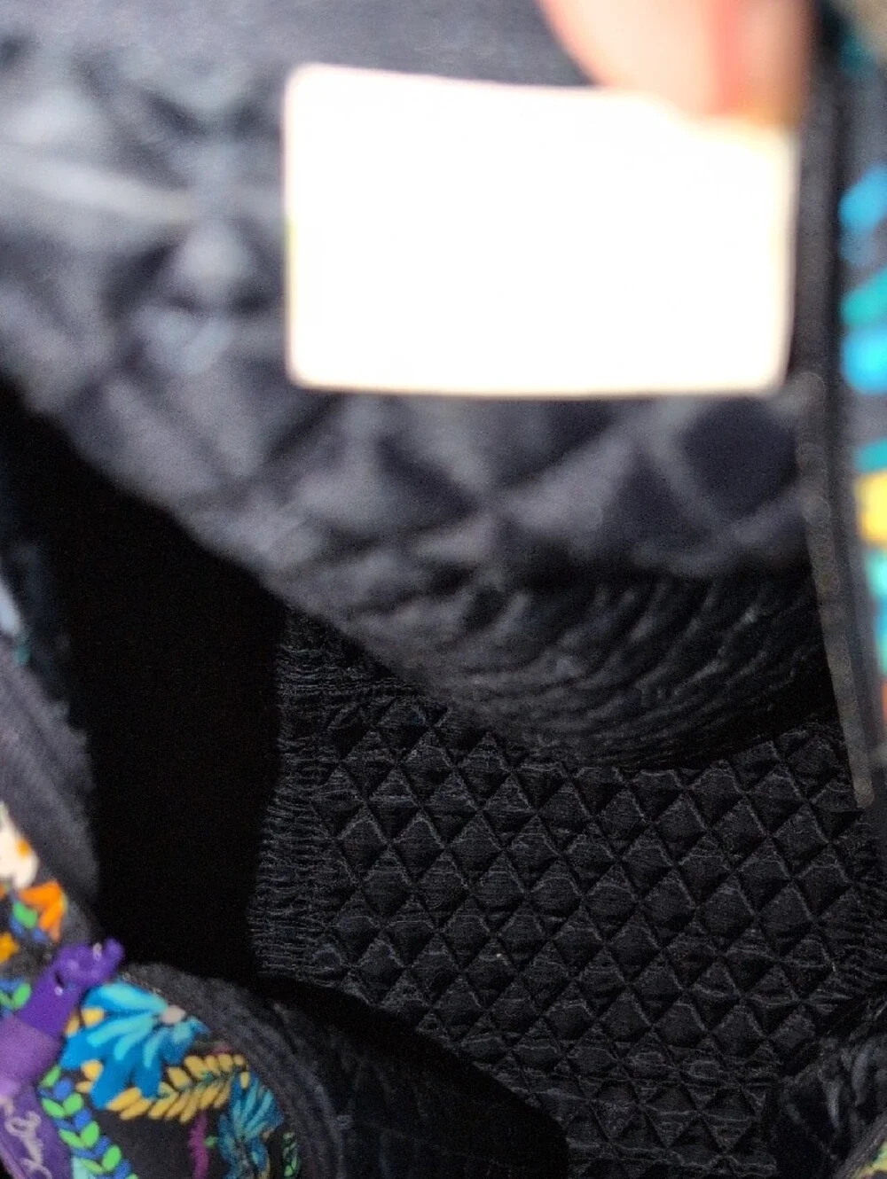Vera Bradley Retired Pattern "Midnight Blues" Quilted Large Weekender Tote - Picture 13 of 16